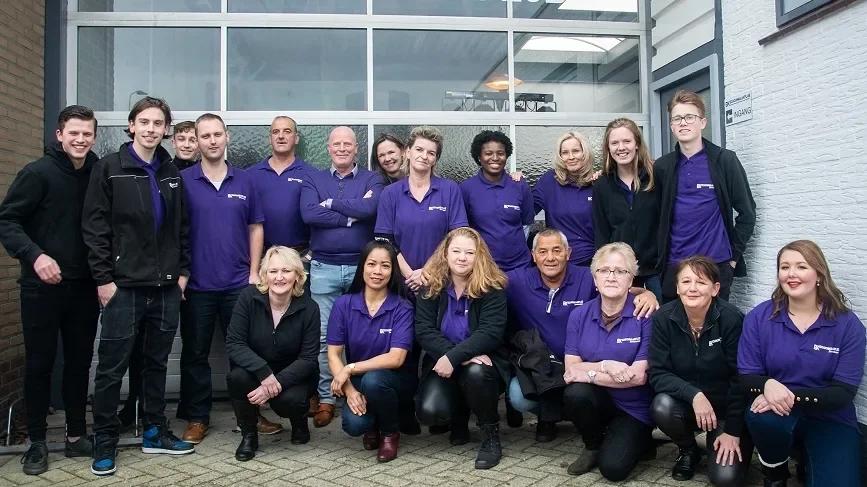 Het team van BK Schoonmaak Plus